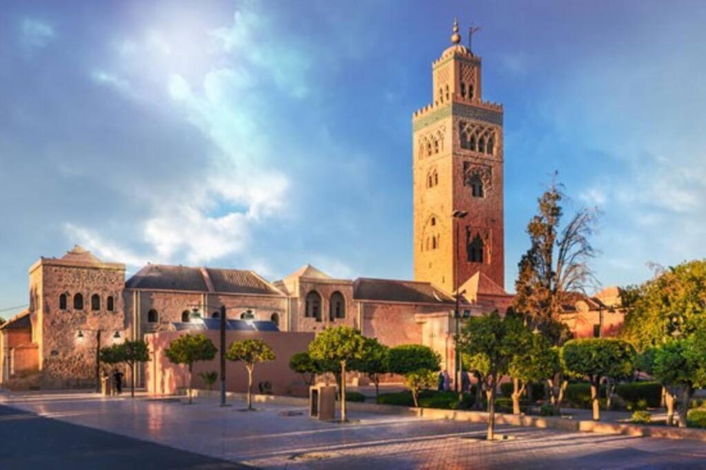 Sunny Terrace & Comfy Beds In Marrakech Apartment มาร์ราเกช ภายนอก รูปภาพ